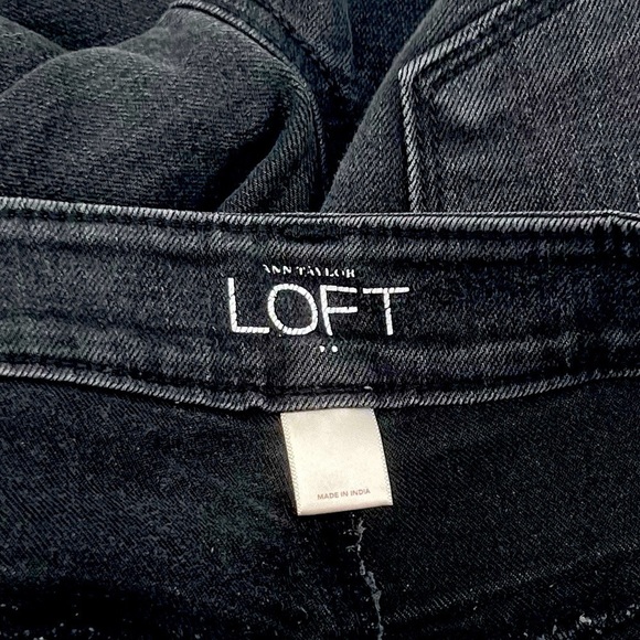 Ann Taylor LOFT Black Modern Skinny Jeans Size 2 Women's - Picture 2 of 6